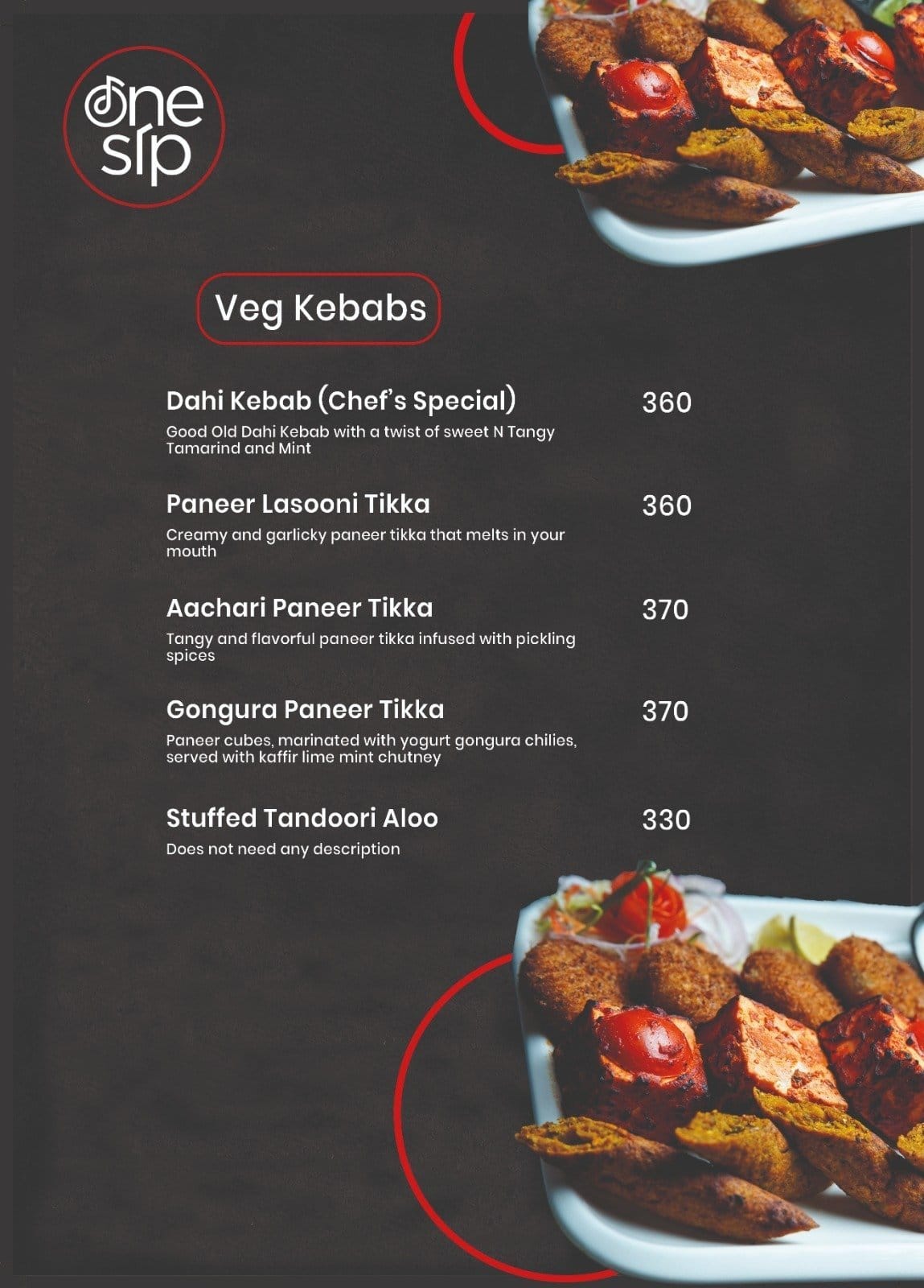 Food Menu Page 5